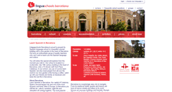 Desktop Screenshot of linguabarcelona.com